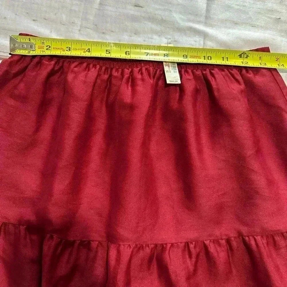 Madewell Red Mini Skirt Size Small NWT - Picture 6 of 8